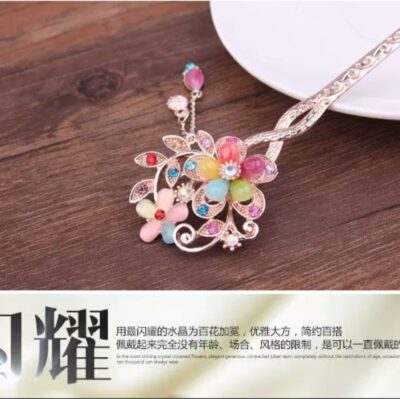 Women Girls Flower Hair stick