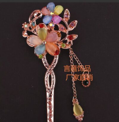 Women Girls Flower Hair stick