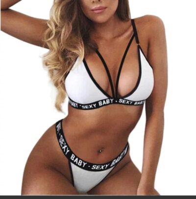 Exclusive Sexy bikini set White