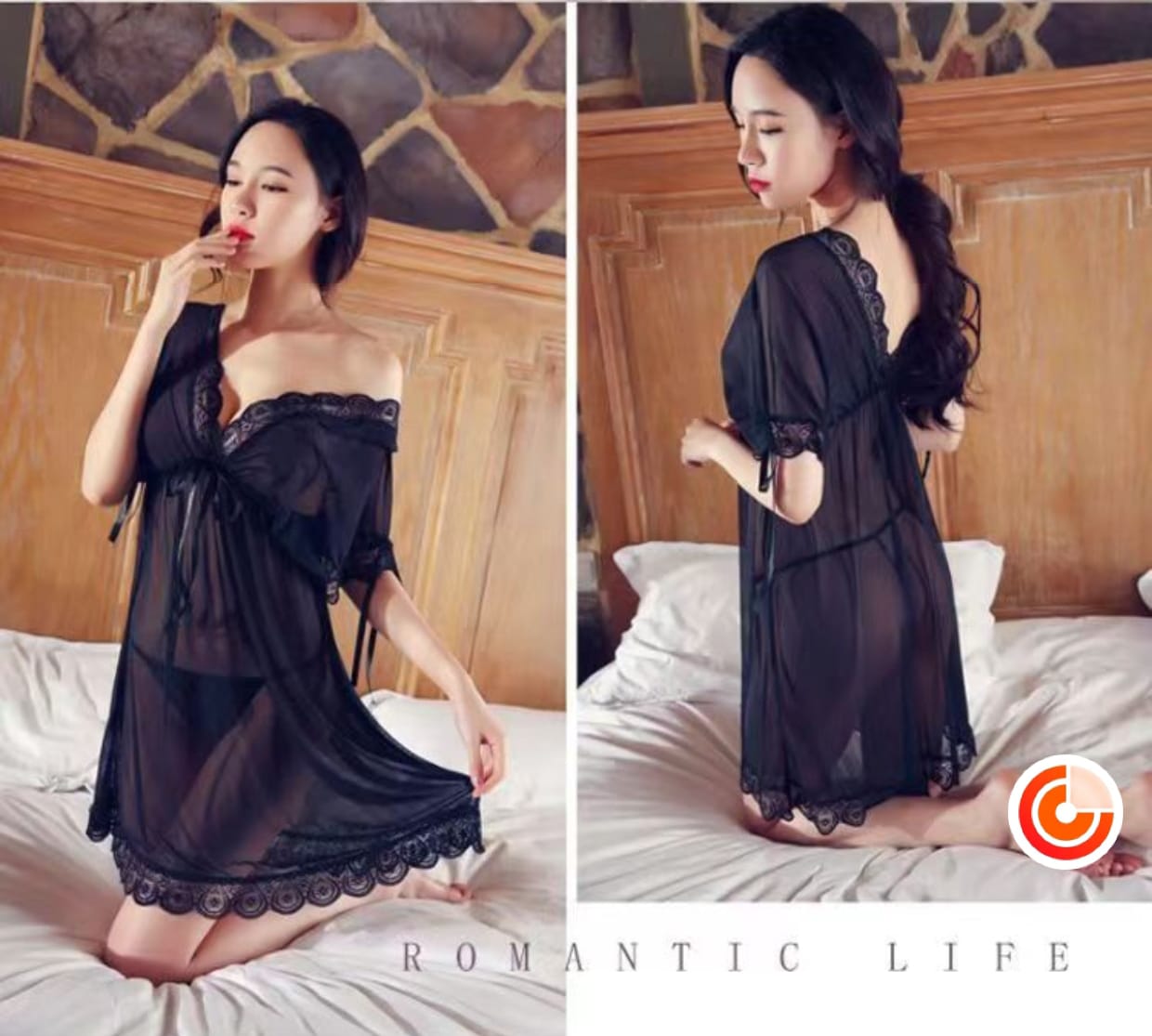 Classic hot night gown - Image 3
