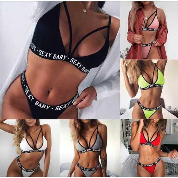 bikini set, sexy bikini, cross strap bikini