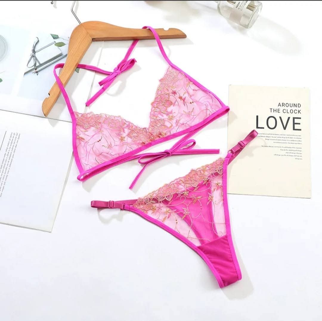 Luxury Transparent Lace Bikini Set for Women - Image 4