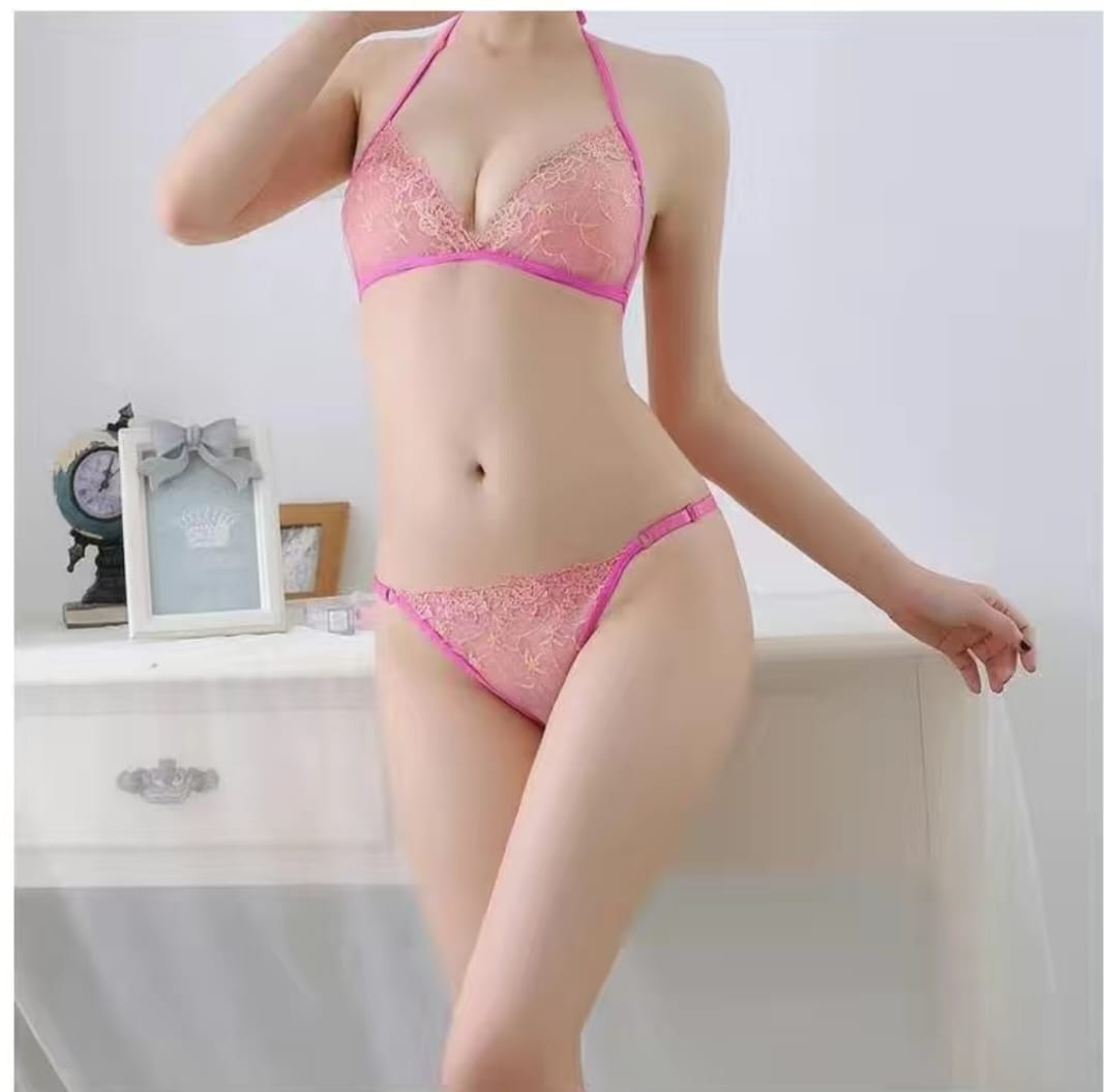 Luxury Transparent Lace Bikini Set for Women - Image 5
