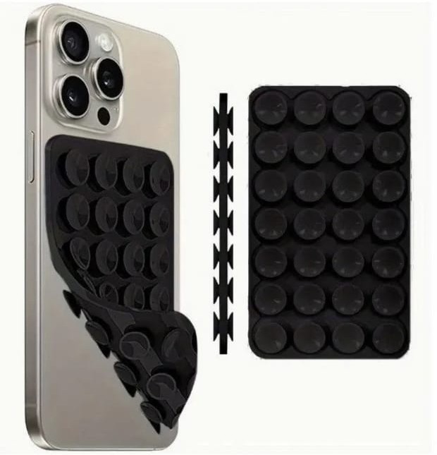Mobile Holder 360° Rotating Suction Cup & Foldable Phone Stand – 3PCS Combo (Black, White & Pink) - Image 8