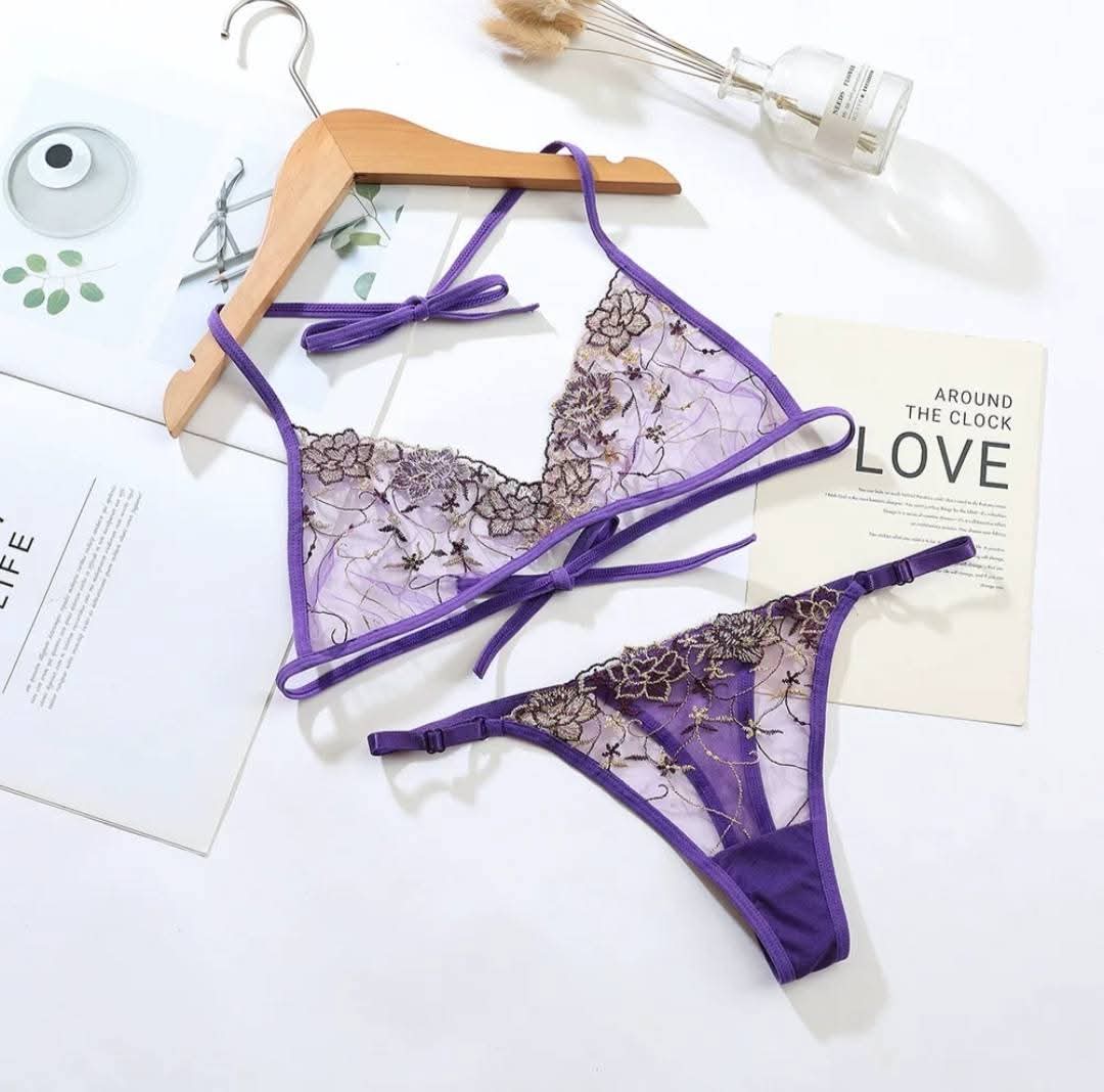 Luxury Transparent Lace Bikini Set for Women - Image 9