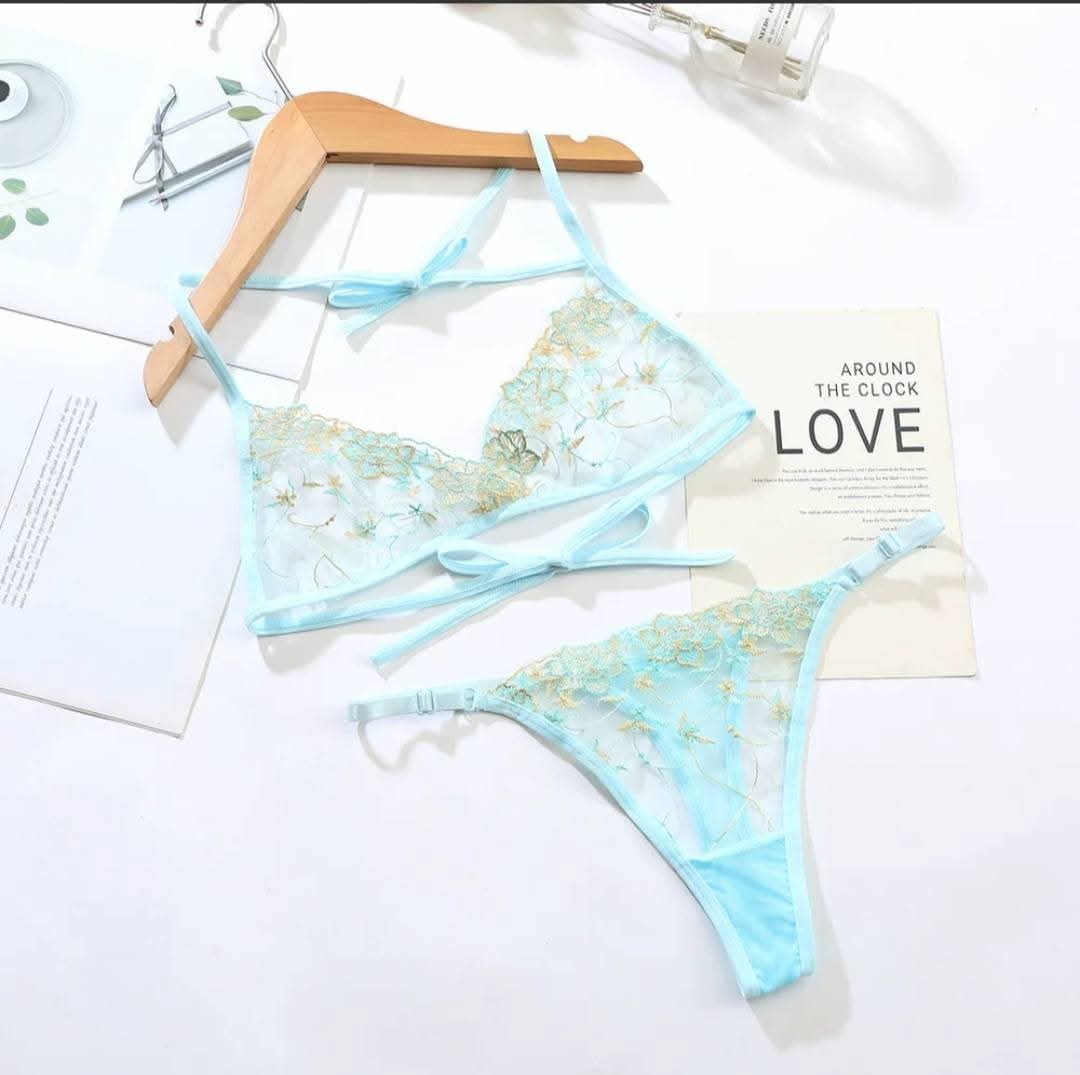 Luxury Transparent Lace Bikini Set for Women - Image 14