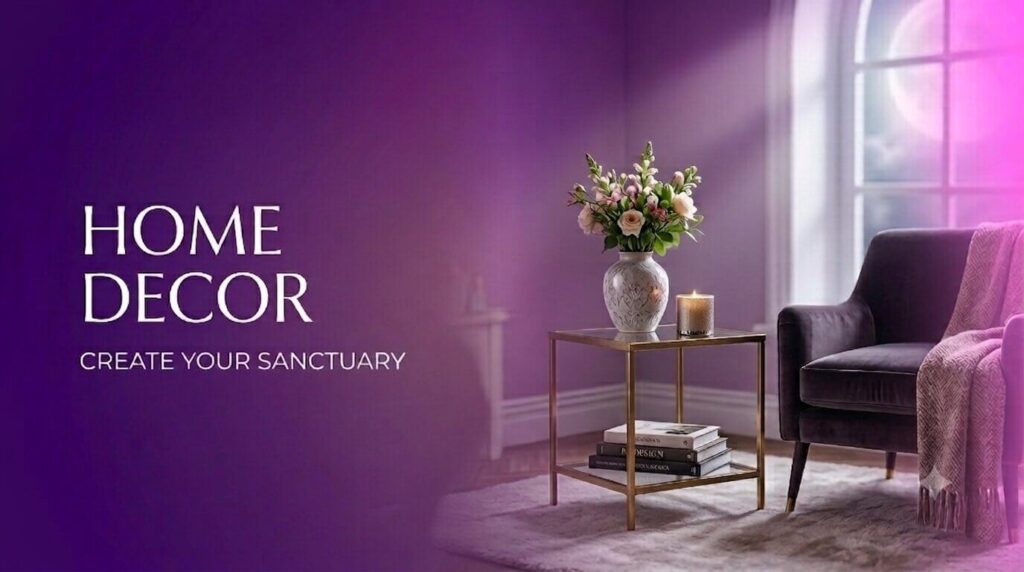 Home decor with various products