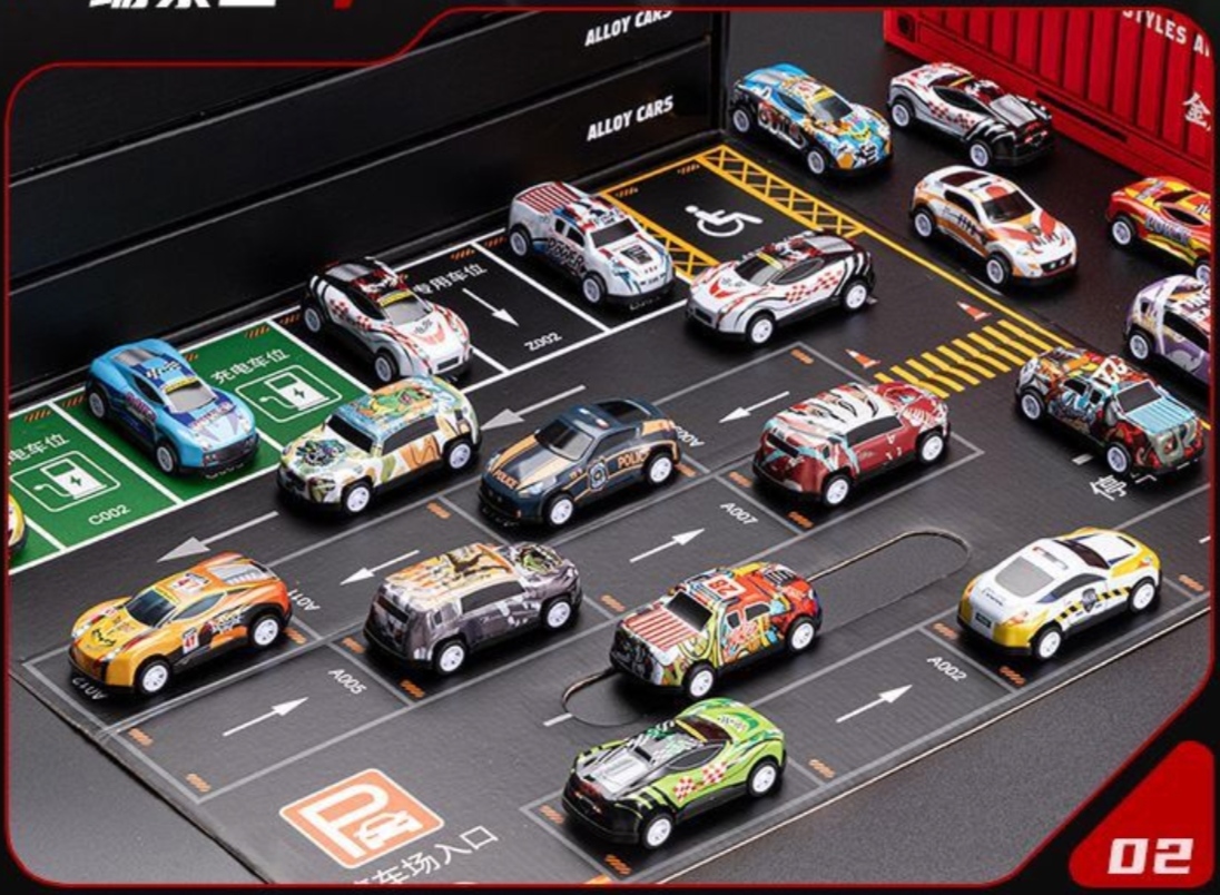 10PCS Metal Pull Back Racing Car Set β Strong Alloy Body & Pull Back Action - Image 4