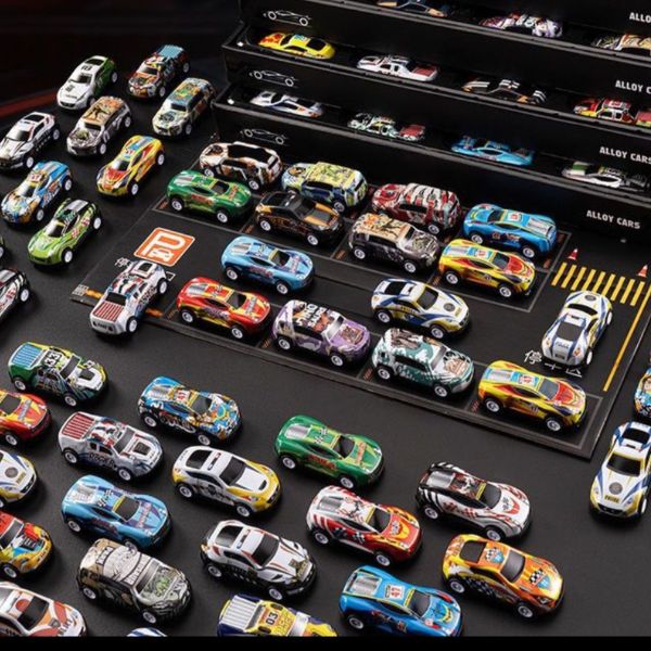 10PCS Metal Pull Back Racing Car Set – Strong Alloy Body & Pull Back Action