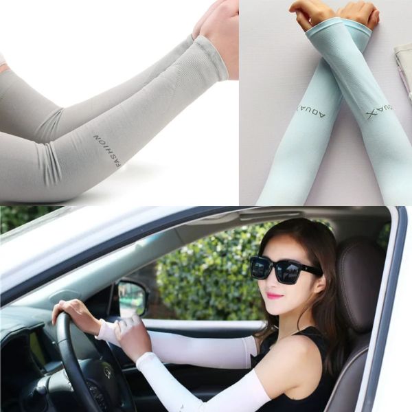 , 3 pair arm sleeves, summer arm cover, sunblock sleeves, driving accessories