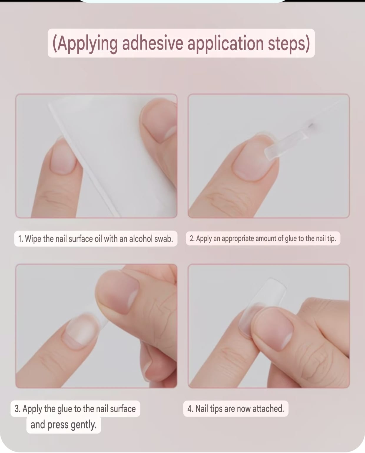 Damage-Free Press-On Nail Glue Kit | Strong Hold, Easy Removal | EZIPOMELO Cloud Glue Set - Image 8