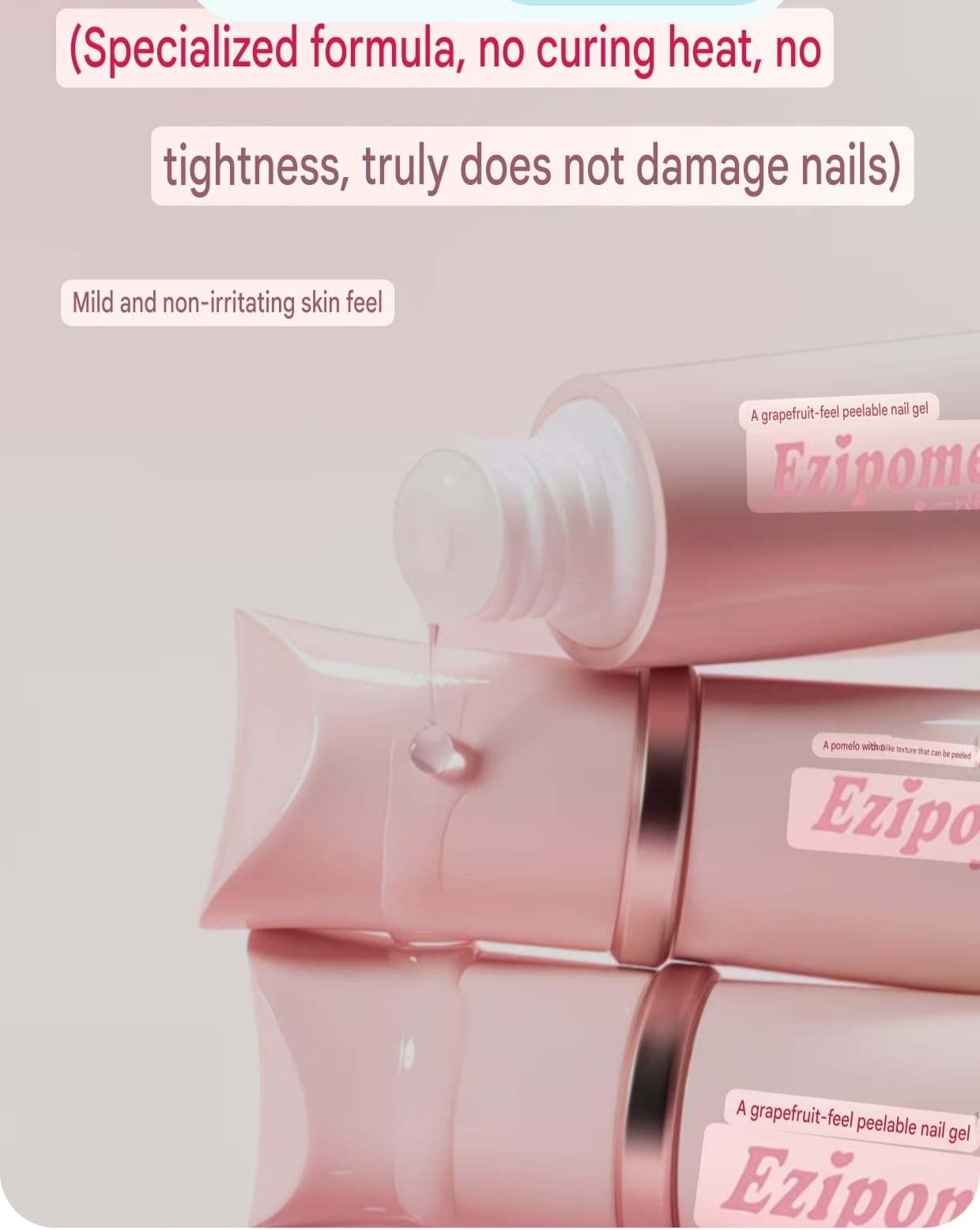 Damage-Free Press-On Nail Glue Kit | Strong Hold, Easy Removal | EZIPOMELO Cloud Glue Set - Image 14