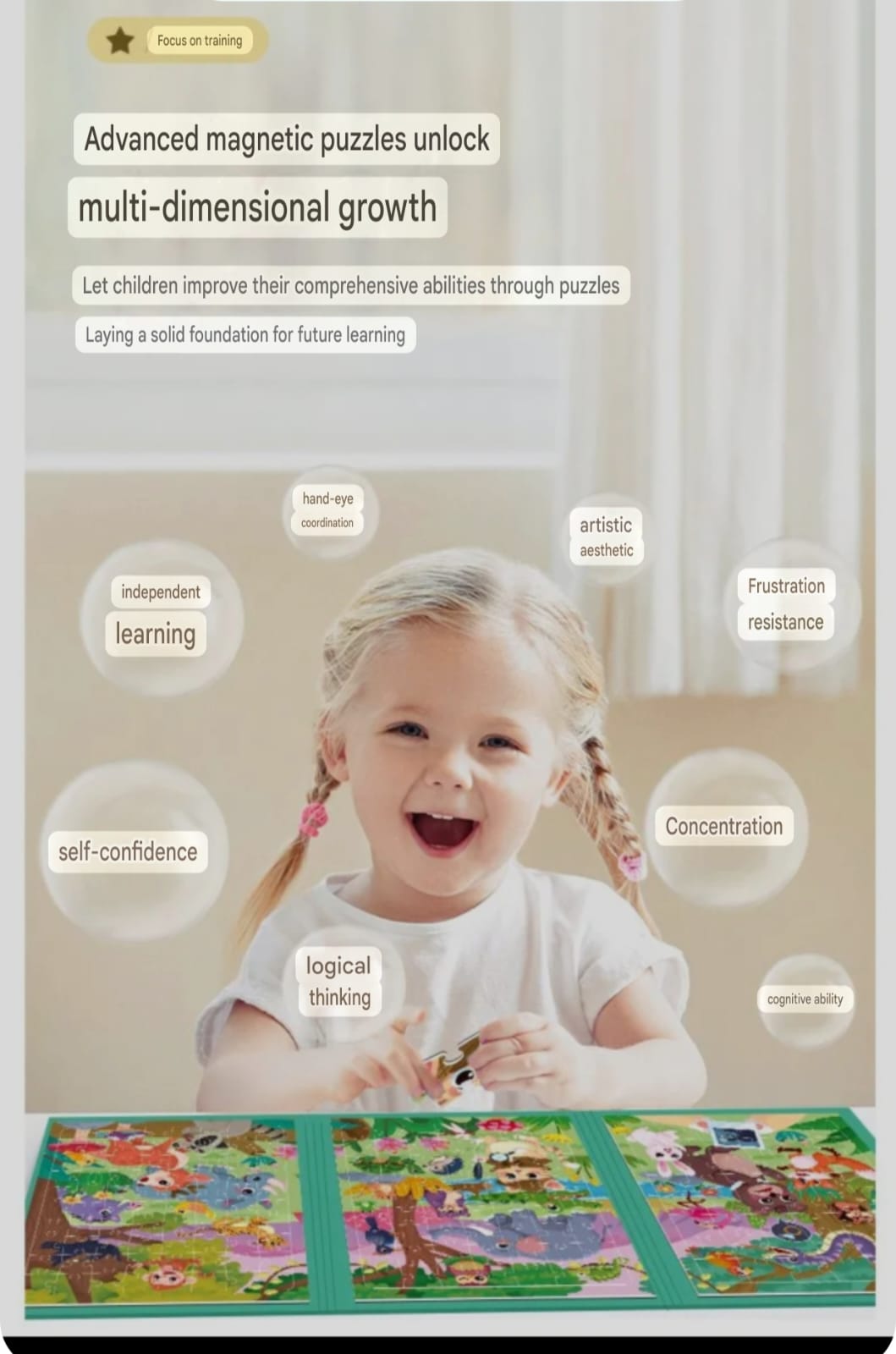 Magnetic Story Puzzle Book for Kids | Educational Leveled Puzzle 5+ - Image 8