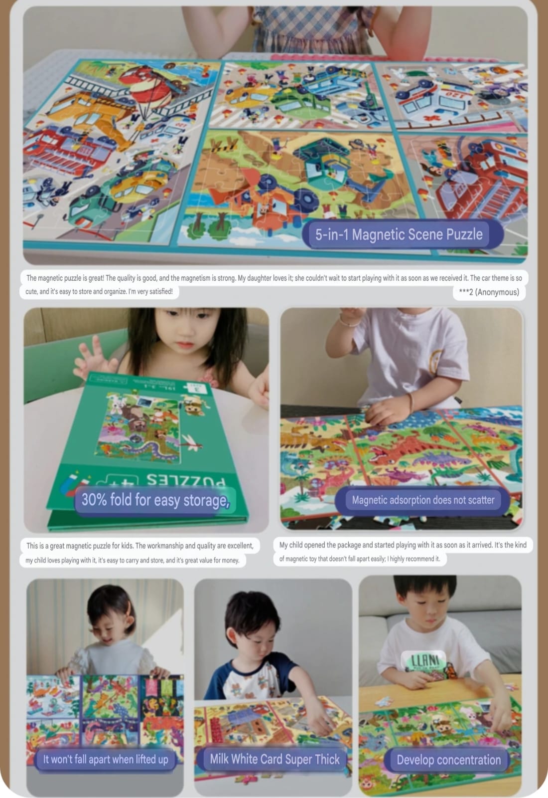 Magnetic Story Puzzle Book for Kids | Educational Leveled Puzzle 5+ - Image 7