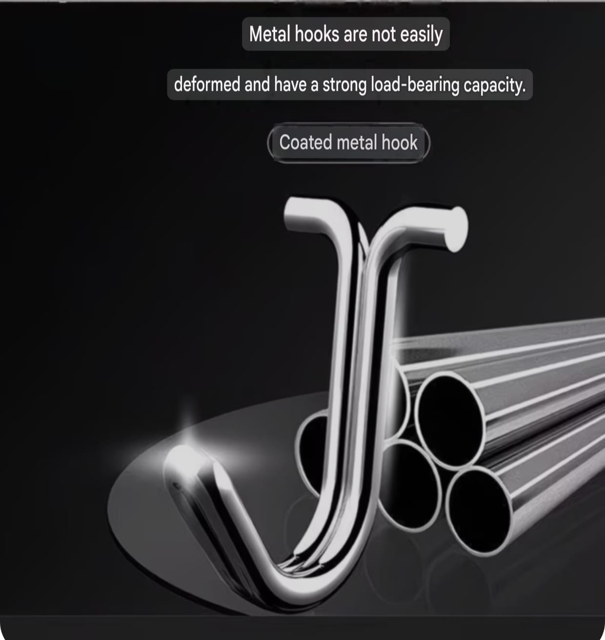 5KG Heavy Duty Self-Adhesive Waterproof Metal Wall Hook (20 pcs)| No-Drill Tile Wall Hanging Hook 20 Pcs Combo - Image 14