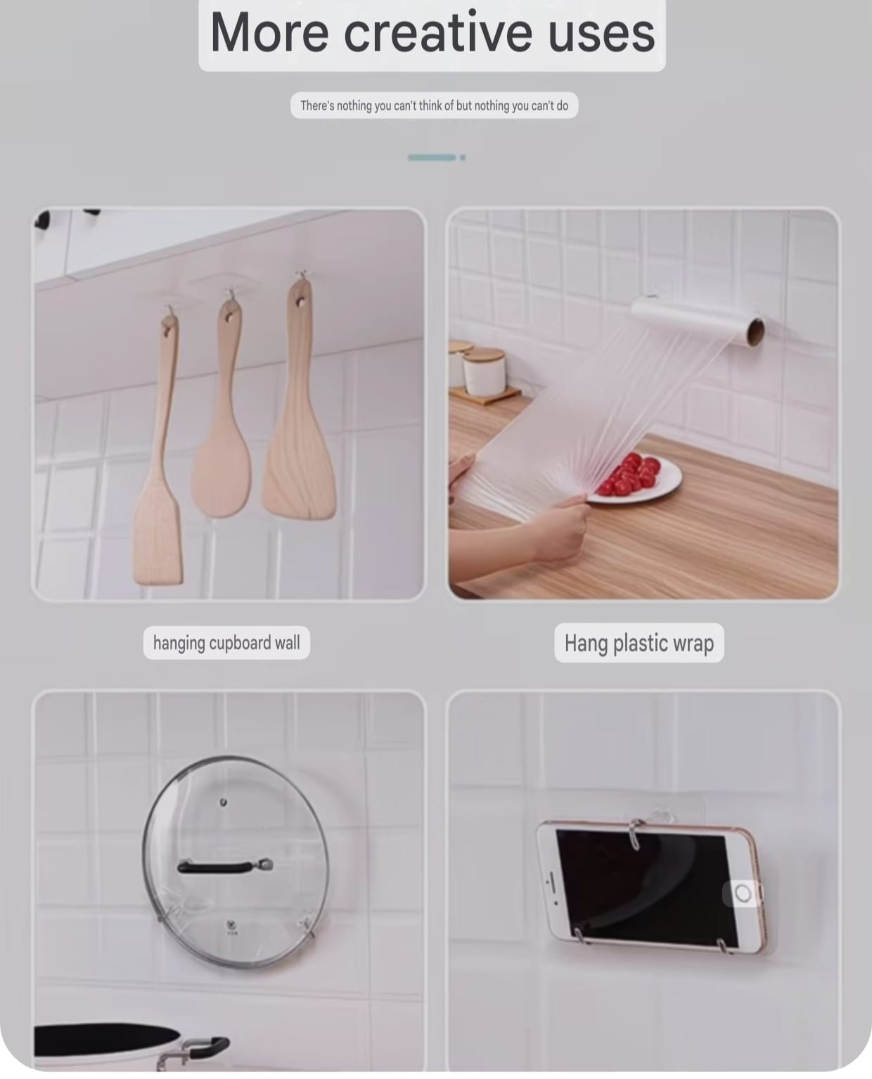 5KG Heavy Duty Self-Adhesive Waterproof Metal Wall Hook (20 pcs)| No-Drill Tile Wall Hanging Hook 20 Pcs Combo - Image 11