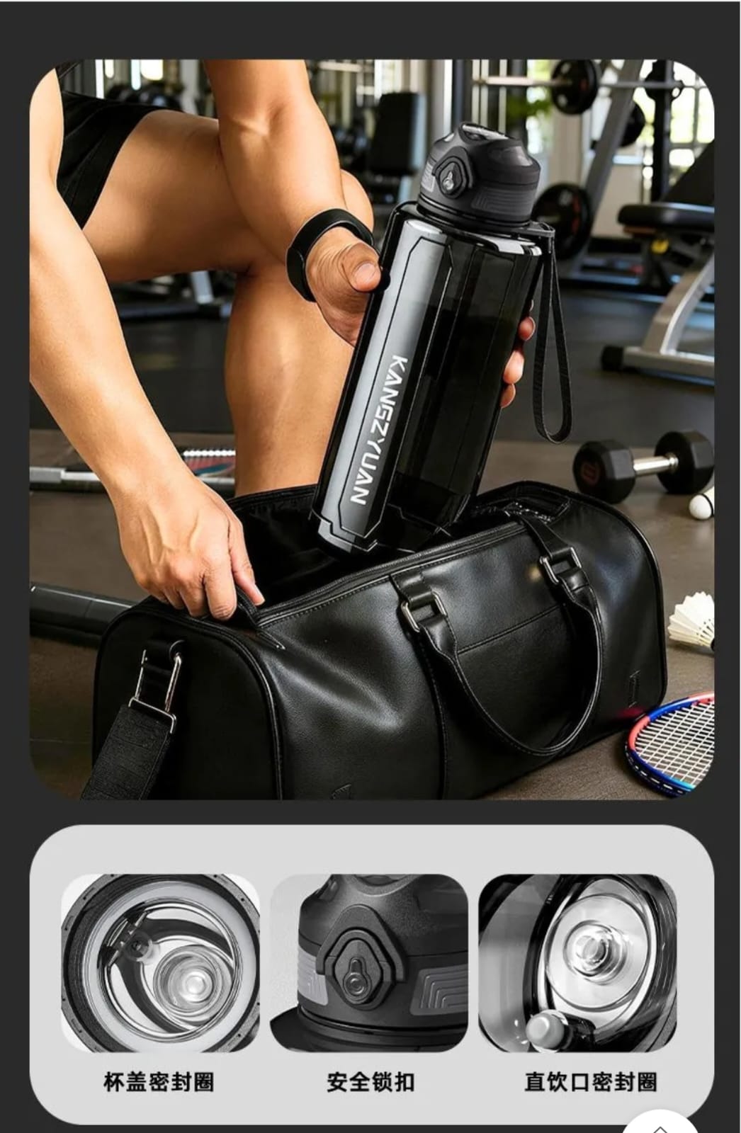 Premium 500ml USA Imported Tritan Water Bottle | BPA-Free Leakproof Sports & Travel Bottle with Safety Lock - Image 17