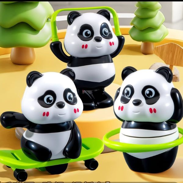 Panda Toy, Panda Wind Up Toy, Wind Up Panda, Panda Toy Combo, 3 Pcs Panda Toy