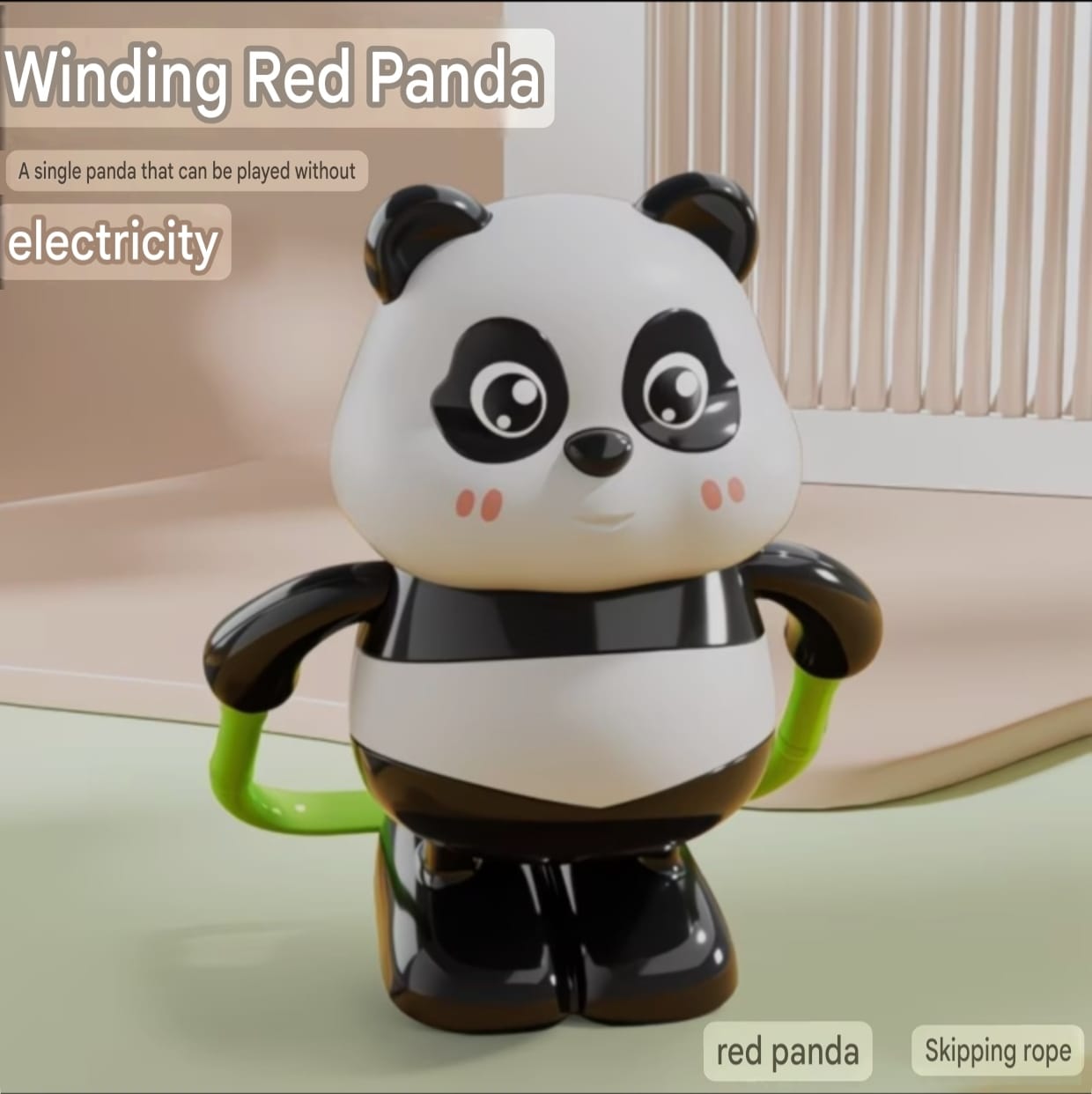 3 Pcs Panda Wind-Up Toy Combo – 3 Different Designs | No Battery Kids Friendly Toy - Image 10