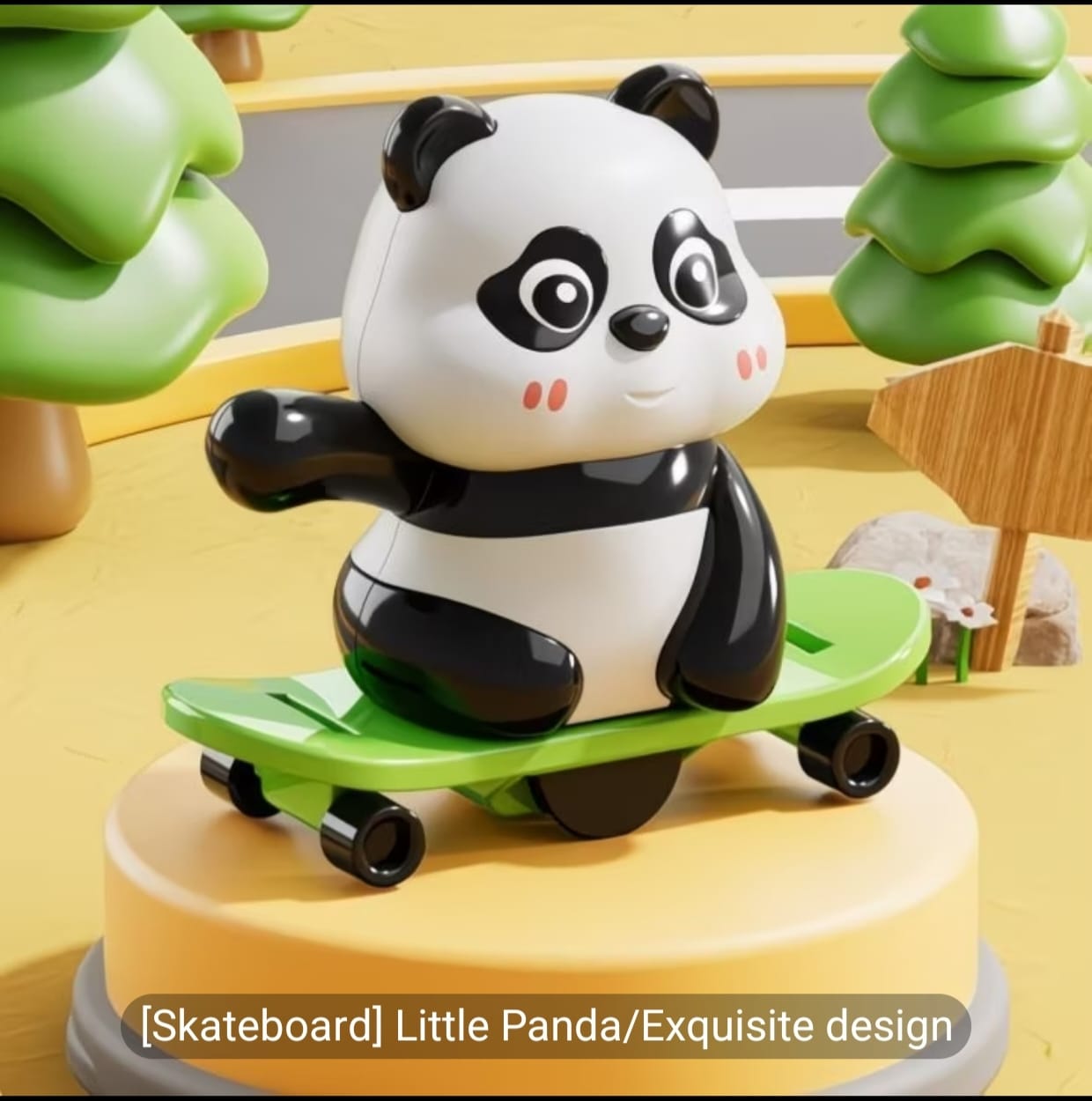 3 Pcs Panda Wind-Up Toy Combo – 3 Different Designs | No Battery Kids Friendly Toy - Image 4