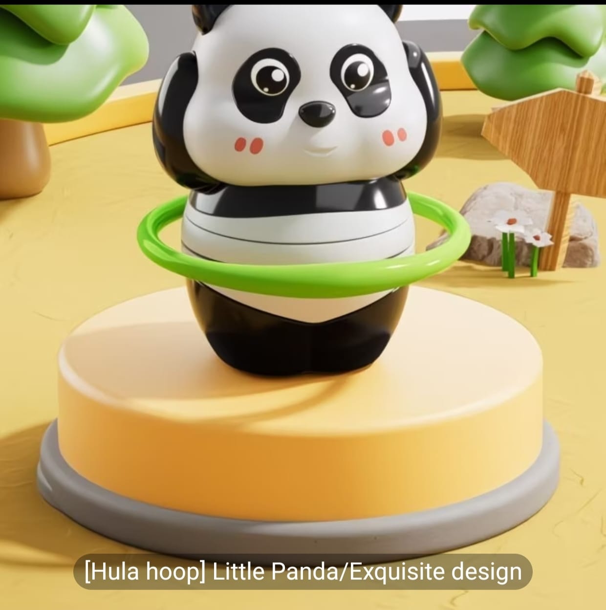 3 Pcs Panda Wind-Up Toy Combo – 3 Different Designs | No Battery Kids Friendly Toy - Image 5