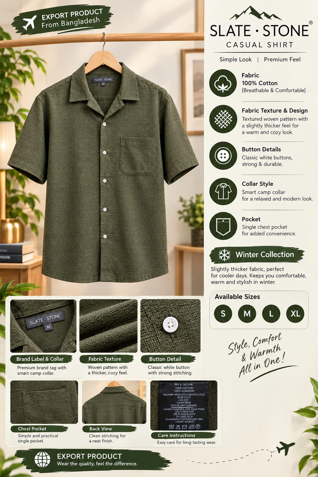 Slate Stone Casual Shirt - Image 6